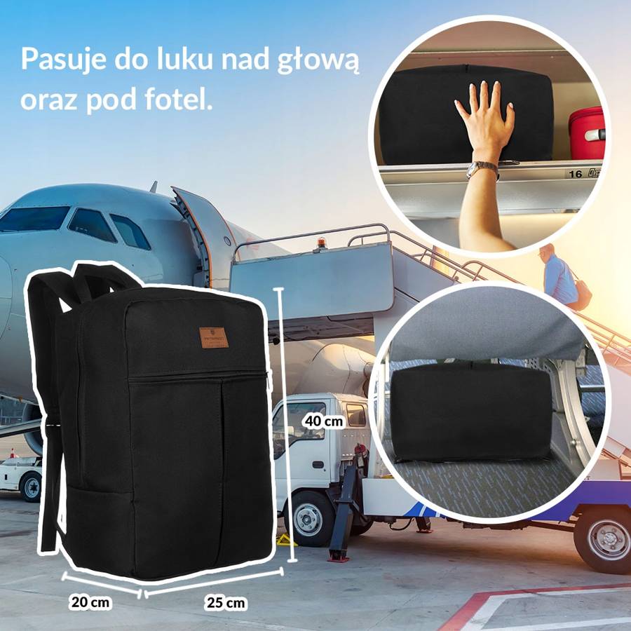Podróżny plecak-bagaż podręczny do samolotu - Peterson
