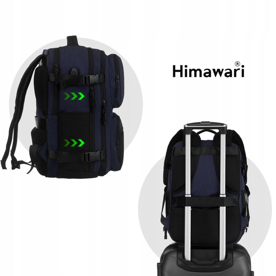 Podróżny, pojemny plecak z wodoodpornego poliestru - Himawari