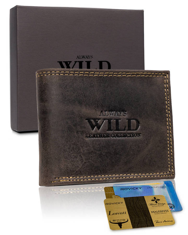 Skórzany portfel dla mężczyzny - Always Wild