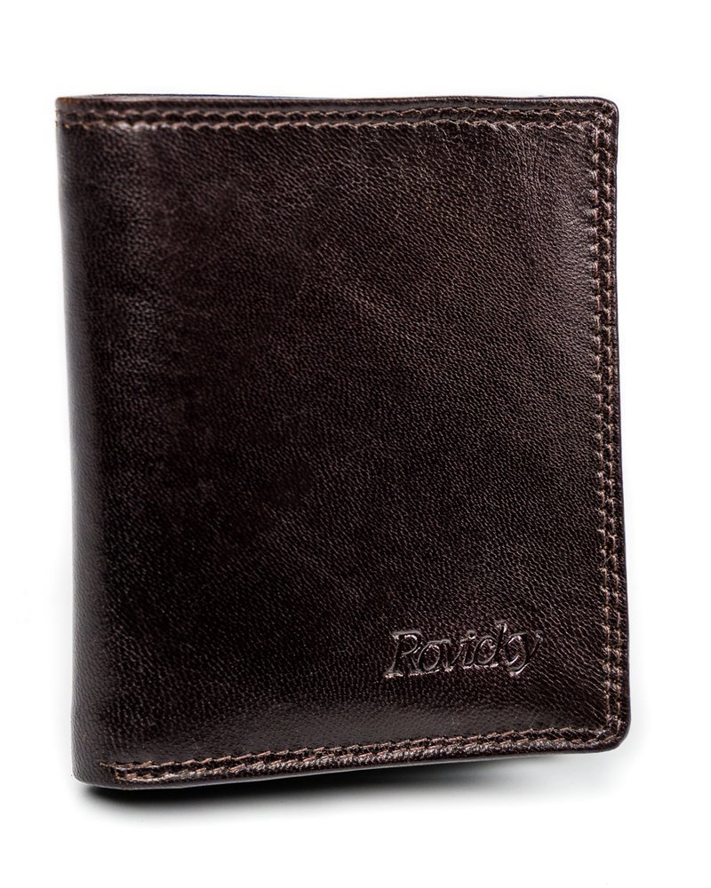 Skórzany portfel etui na karty i dokumenty Rovicky®RFID N1909-RVTK RED