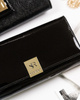 Elegancki, skórzany portfel damski z ochroną RFID — Rovicky
