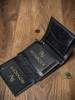 Pionowy, zgrabny portfel męski z dobrej jakości skóry naturalnej RFID - Pierre Cardin