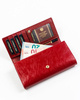 Skórzany portfel damski na karty z ochroną RFID - Peterson