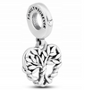 Srebrny charms drzewo w kształcie serca do modułowej bransoletki - Peterson